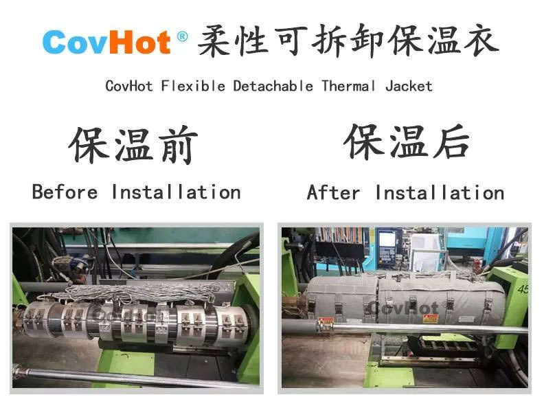 可拆式保溫套，注塑機節(jié)能利器