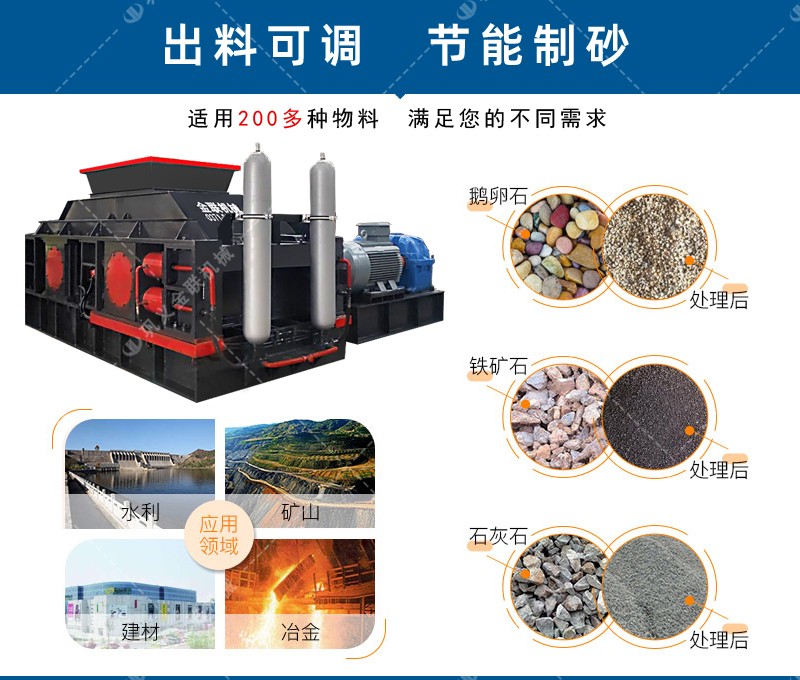 對輥細碎機_小型細碎對輥機,新型制砂細碎機生產視頻/型號圖片